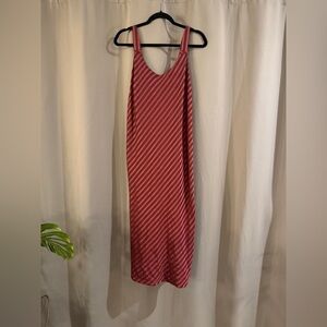 NWT Cabernet Red Striped nightgown